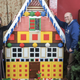 Illustration for article titled Ginormous 125,000-brick Lego gingerbread house is a Christmas miracle!
